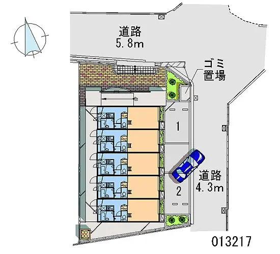 ★手数料０円★東大阪市池之端町　月極駐車場（LP）